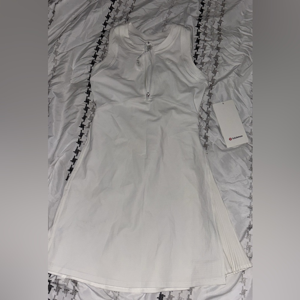 Lululemon Athletica White Sleeveless Dress